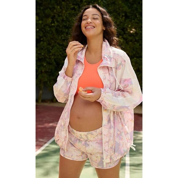 FP Movement x Hatch The Way Home Printed Maternity Shorts Size S - Picture 2 of 9